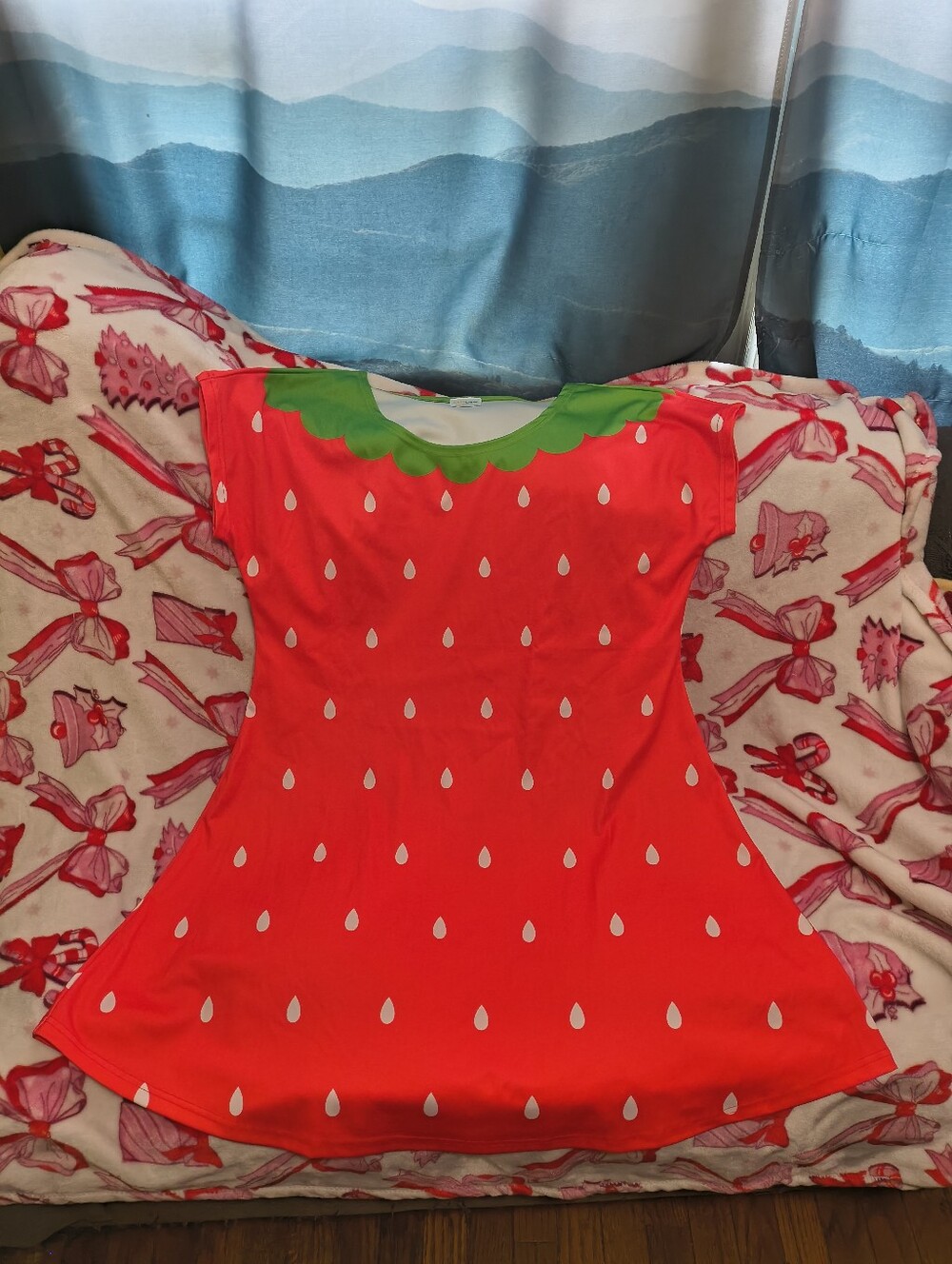 Red Strawberry Dress Em & Sprout